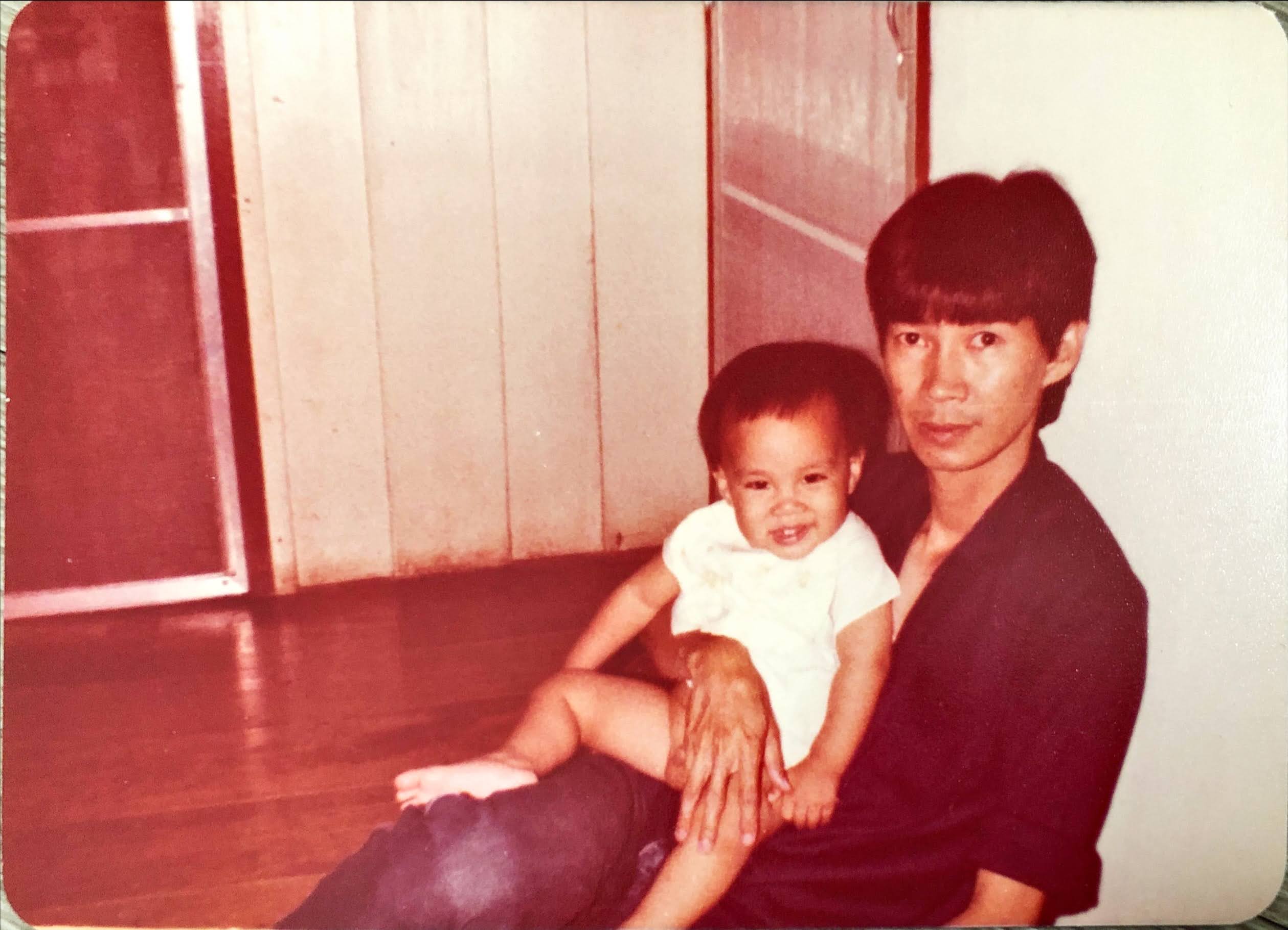 Dad and me · 1981